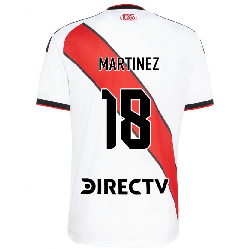 Danxen Hombre Camiseta Pity Martínez #18 Rojo Blanco Negro 1ª Equipación 2026/27 La Camisa México