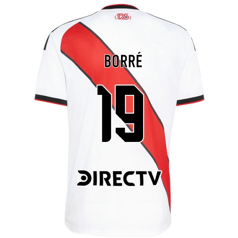 Danxen Hombre Camiseta Rafael Santos Borré #19 Rojo Blanco Negro 1ª Equipación 2026/27 La Camisa México