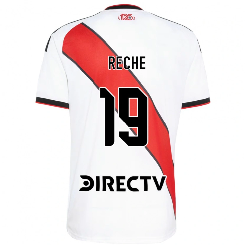 Danxen Hombre Camiseta Abril Reche #19 Rojo Blanco Negro 1ª Equipación 2026/27 La Camisa México