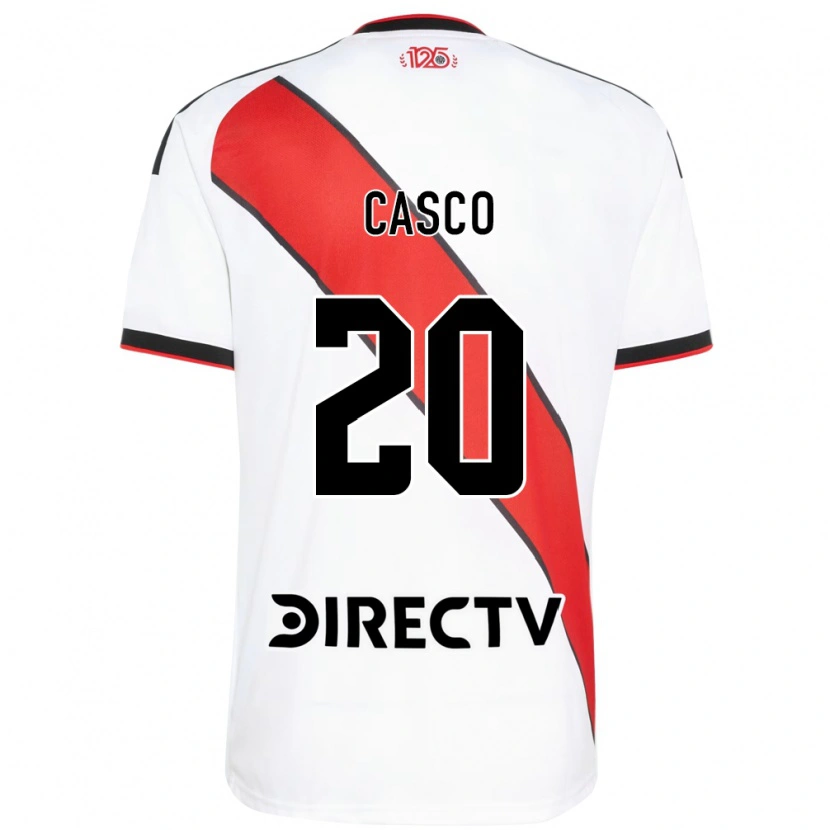 Danxen Hombre Camiseta Milton Casco #20 Rojo Blanco Negro 1ª Equipación 2026/27 La Camisa México