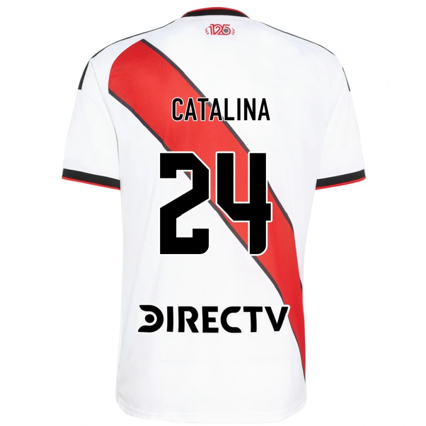 Danxen Hombre Camiseta Catalina Julia Primo #24 Rojo Blanco Negro 1ª Equipación 2026/27 La Camisa México