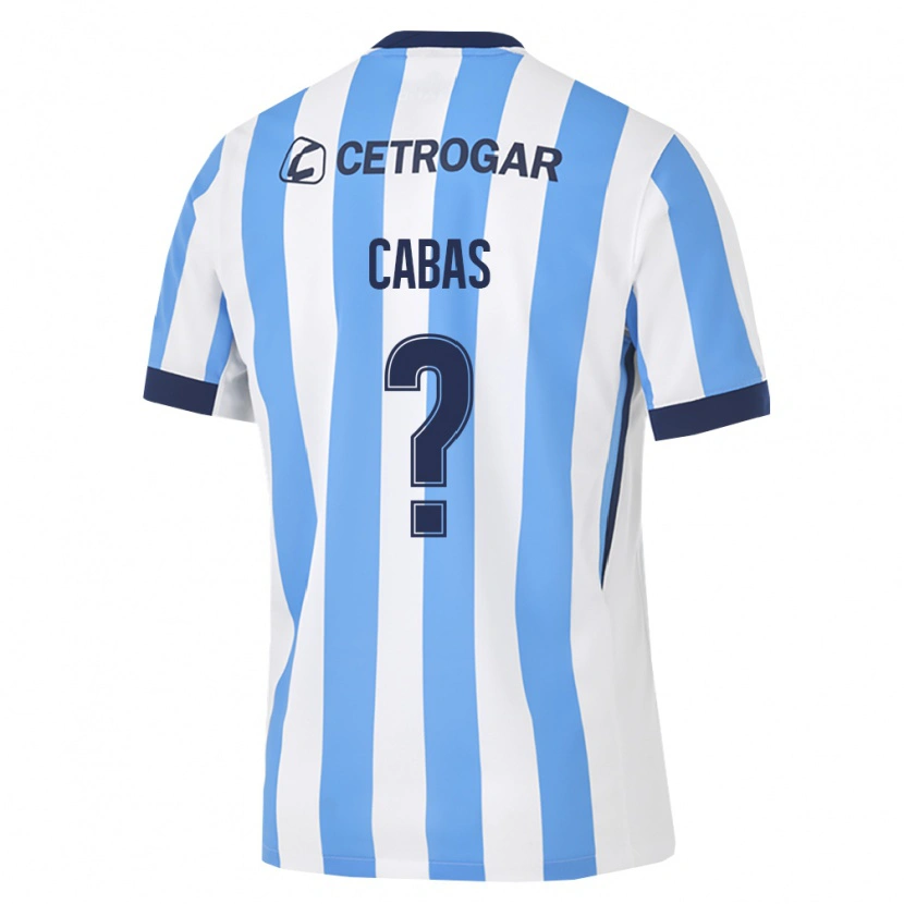 Danxen Hombre Camiseta Nicolas Cabas #0 Azul Claro Blanco Negro 1ª Equipación 2026/27 La Camisa México
