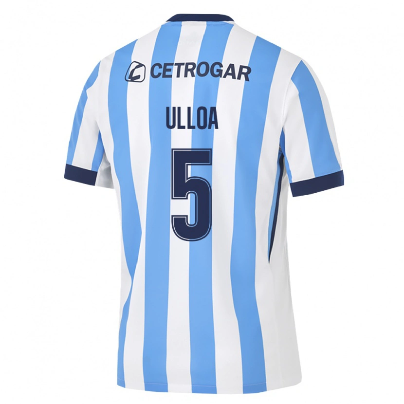 Danxen Hombre Camiseta Camila Ulloa #5 Azul Claro Blanco Negro 1ª Equipación 2026/27 La Camisa México