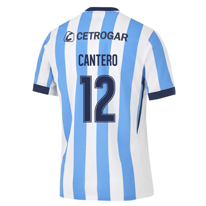 Danxen Hombre Camiseta Milton Cantero #12 Azul Claro Blanco Negro 1ª Equipación 2026/27 La Camisa México