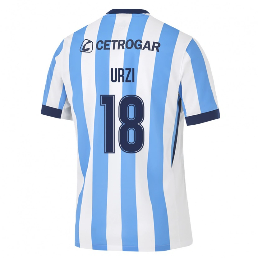 Danxen Hombre Camiseta Agustín Urzi #18 Azul Claro Blanco Negro 1ª Equipación 2026/27 La Camisa México
