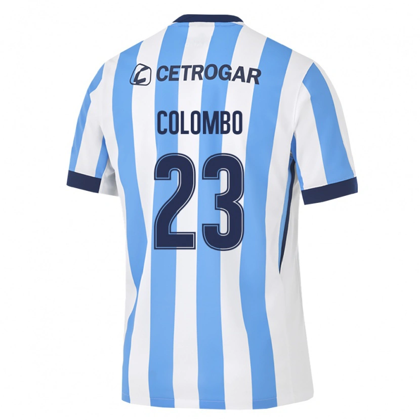 Danxen Hombre Camiseta Nazareno Colombo #23 Azul Claro Blanco Negro 1ª Equipación 2026/27 La Camisa México