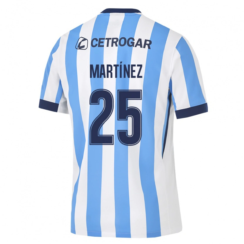 Danxen Hombre Camiseta Ailén Martínez #25 Azul Claro Blanco Negro 1ª Equipación 2026/27 La Camisa México