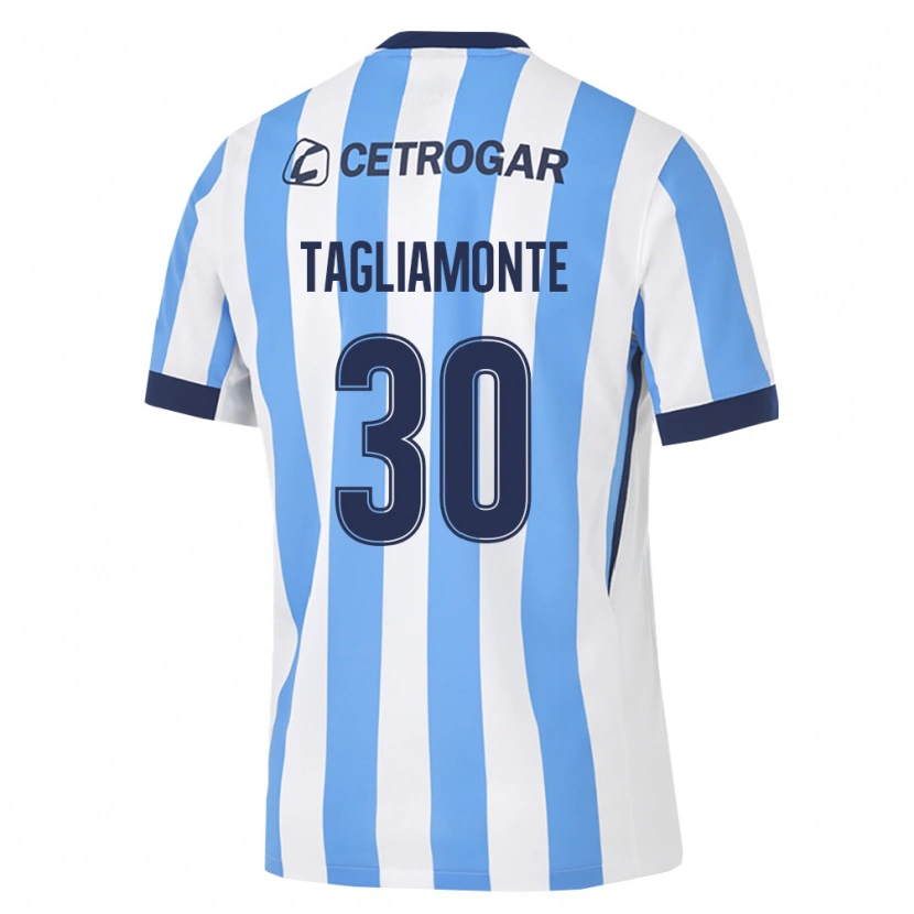 Danxen Hombre Camiseta Matías Tagliamonte #30 Azul Claro Blanco Negro 1ª Equipación 2026/27 La Camisa México