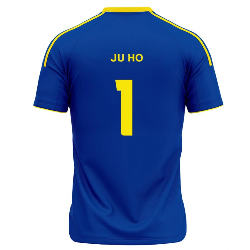 Danxen Hombre Camiseta Ju-Ho Choi #1 Azul Real Amarillo 1ª Equipación 2026/27 La Camisa México
