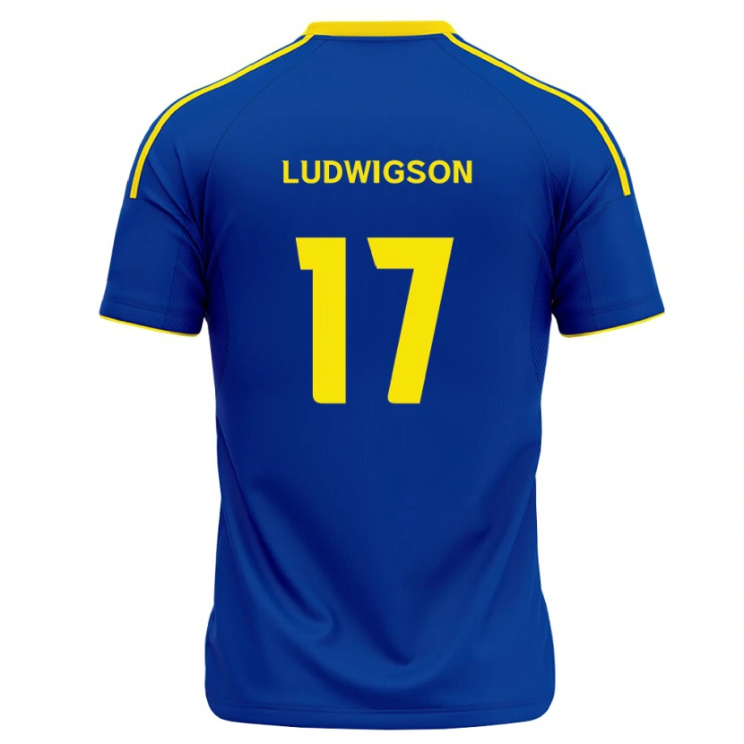 Danxen Hombre Camiseta Gustav Ludwigson #17 Azul Real Amarillo 1ª Equipación 2026/27 La Camisa México