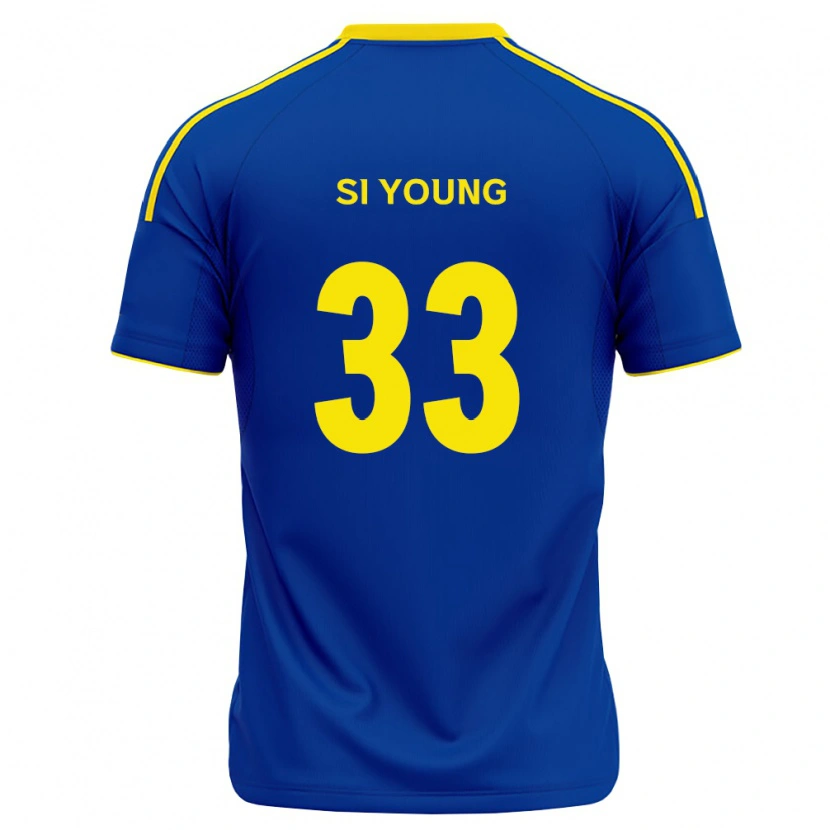 Danxen Hombre Camiseta Si-Young Jang #33 Azul Real Amarillo 1ª Equipación 2026/27 La Camisa México