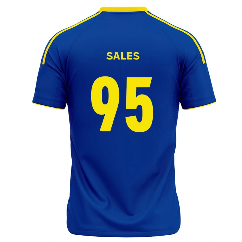 Danxen Hombre Camiseta Matheus Sales #95 Azul Real Amarillo 1ª Equipación 2026/27 La Camisa México