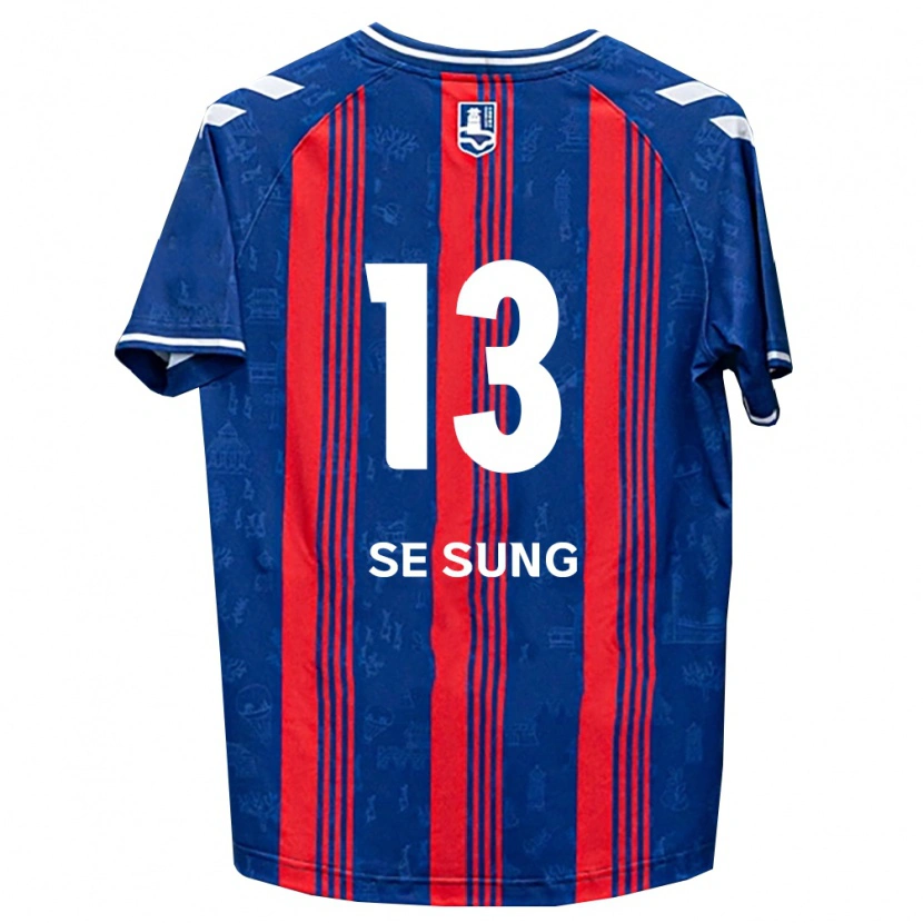 Danxen Hombre Camiseta Se-Sung Lee #13 Azul Rojo Blanco 1ª Equipación 2026/27 La Camisa México