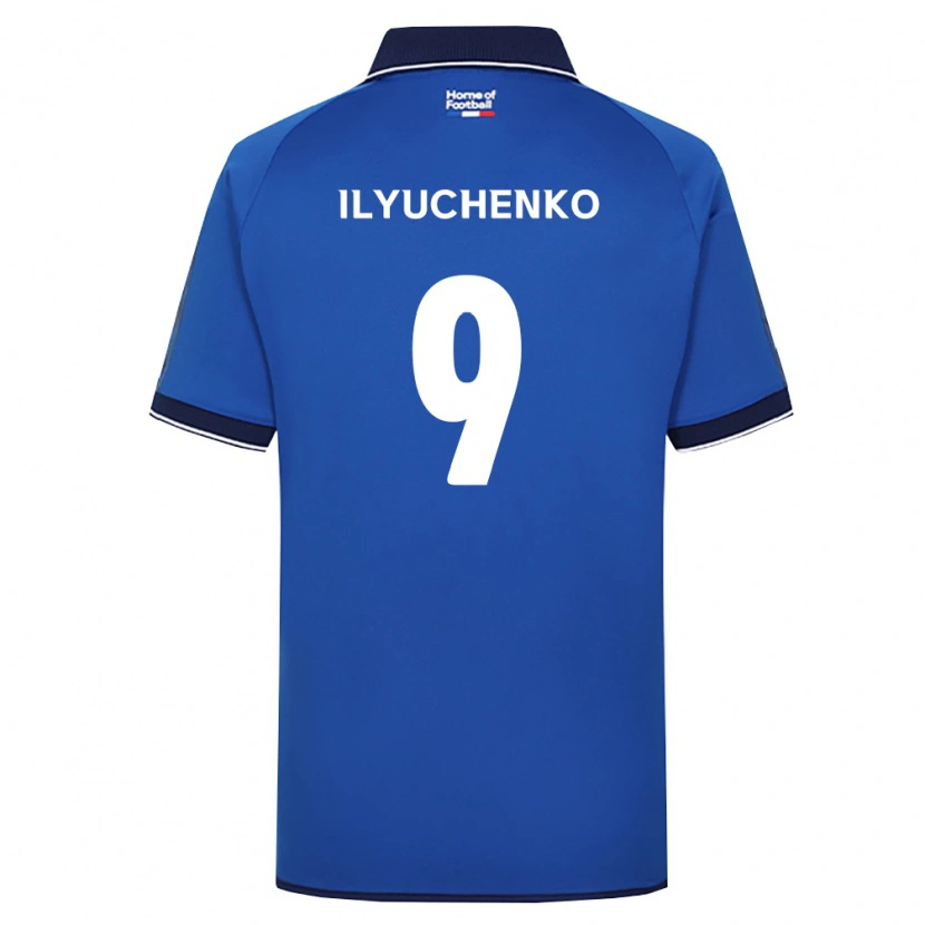 Danxen Hombre Camiseta Stanislav Ilyuchenko #9 Azul Real Blanco Rojo 1ª Equipación 2026/27 La Camisa México