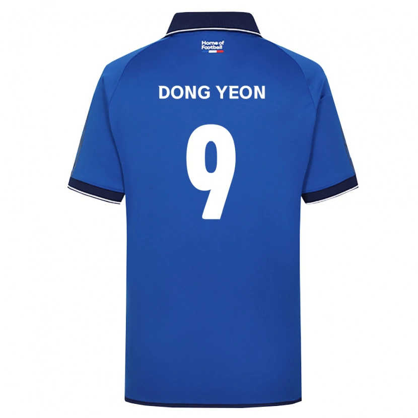 Danxen Hombre Camiseta Dong-Yeon Kim #9 Azul Real Blanco Rojo 1ª Equipación 2026/27 La Camisa México