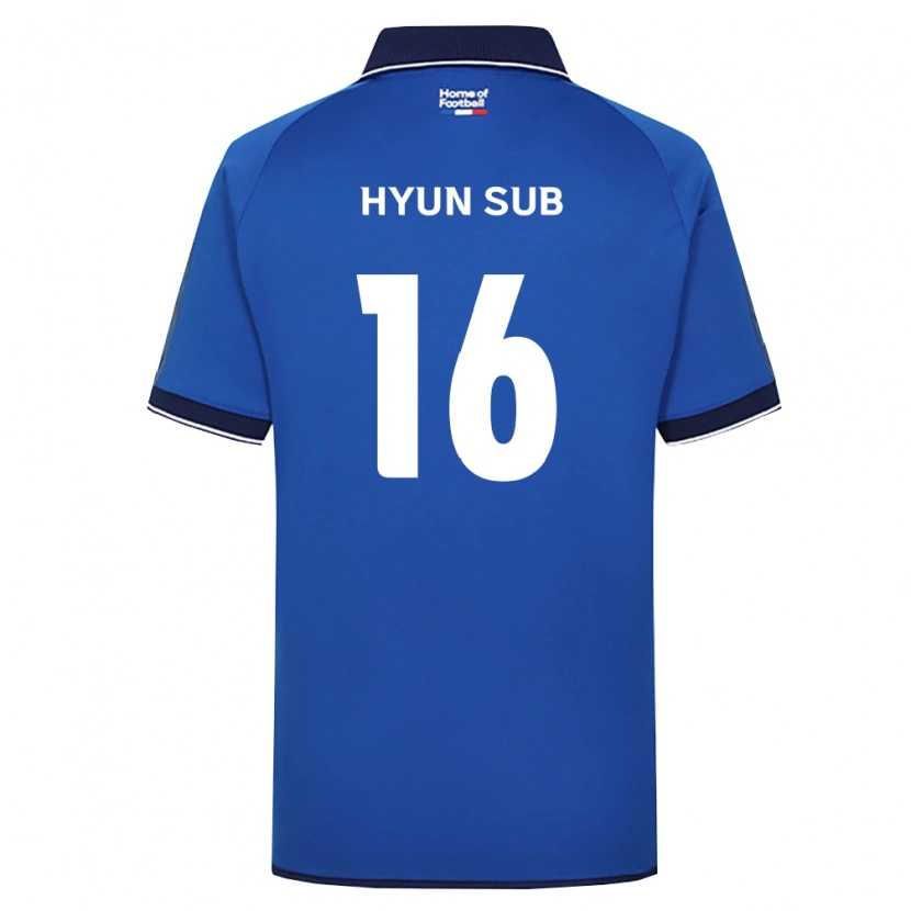 Danxen Hombre Camiseta Hyun-Sub Lim #16 Azul Real Blanco Rojo 1ª Equipación 2026/27 La Camisa México