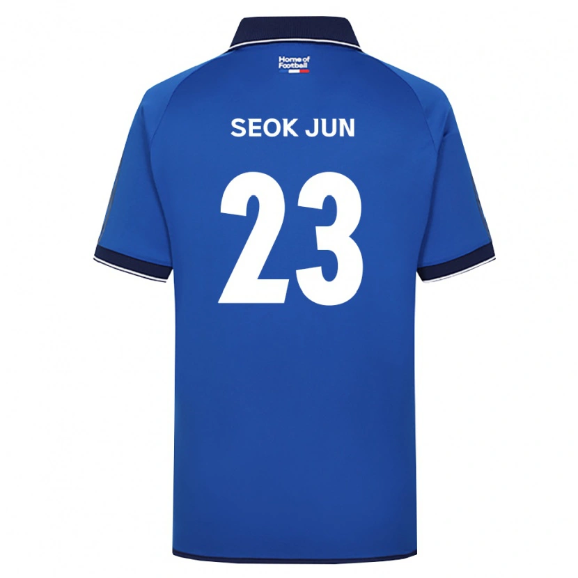 Danxen Hombre Camiseta Seok-Jun Wi #23 Azul Real Blanco Rojo 1ª Equipación 2026/27 La Camisa México