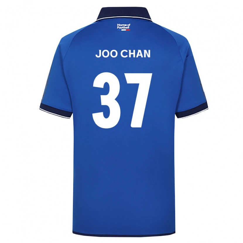 Danxen Hombre Camiseta Joo-Chan Kim #37 Azul Real Blanco Rojo 1ª Equipación 2026/27 La Camisa México