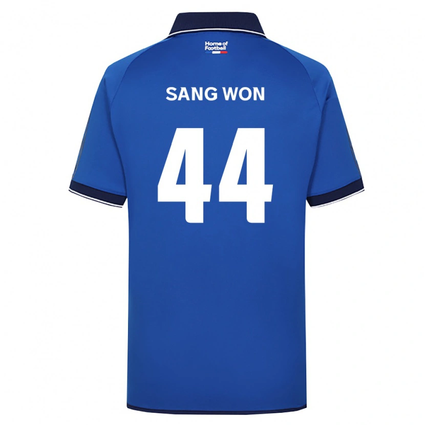 Danxen Hombre Camiseta Sang-Won Hong #44 Azul Real Blanco Rojo 1ª Equipación 2026/27 La Camisa México