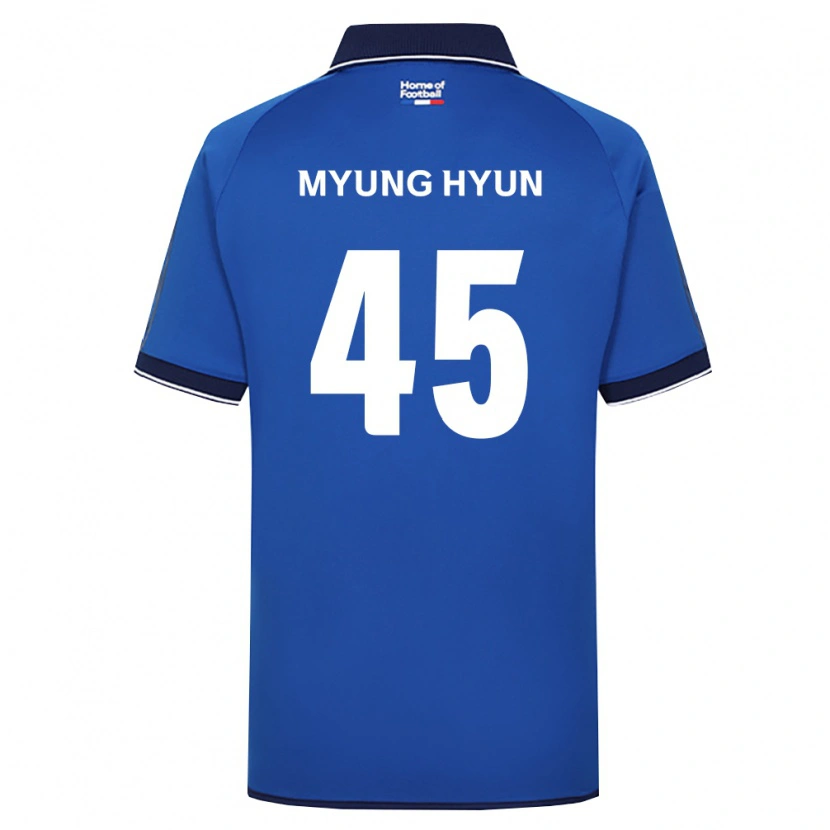 Danxen Hombre Camiseta Myung-Hyun Hwang #45 Azul Real Blanco Rojo 1ª Equipación 2026/27 La Camisa México