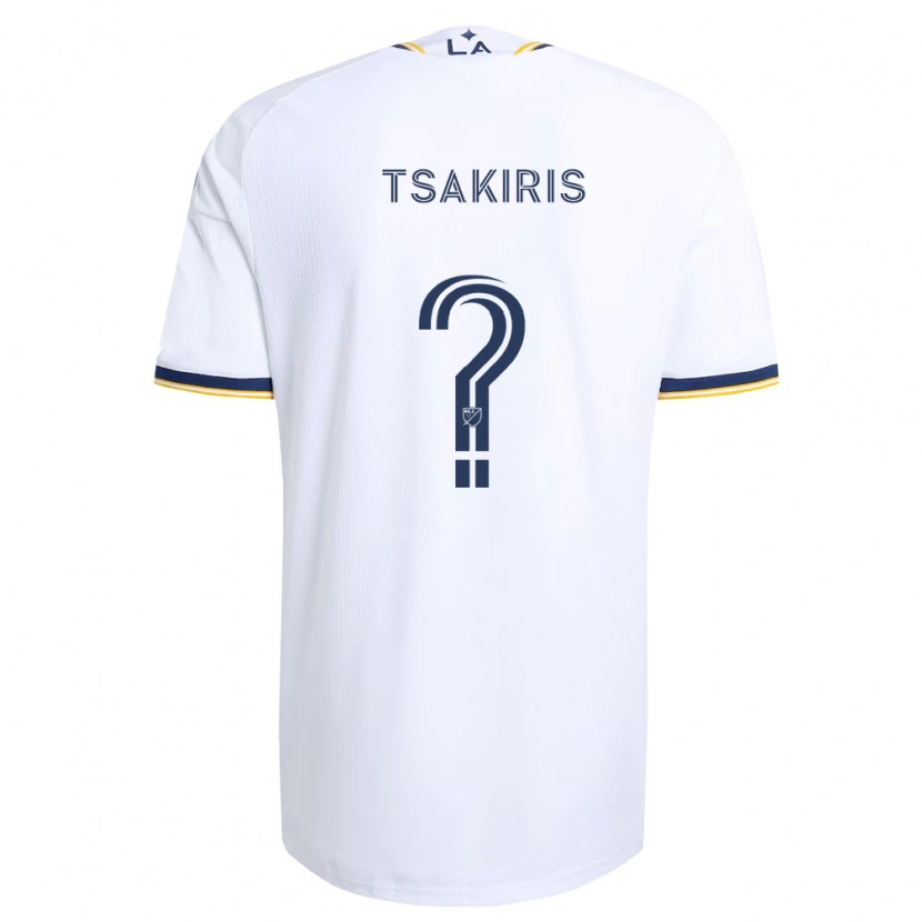 Danxen Hombre Camiseta Mateo Tsakiris #0 Azul Amarillo Y Blanco 1ª Equipación 2026/27 La Camisa México