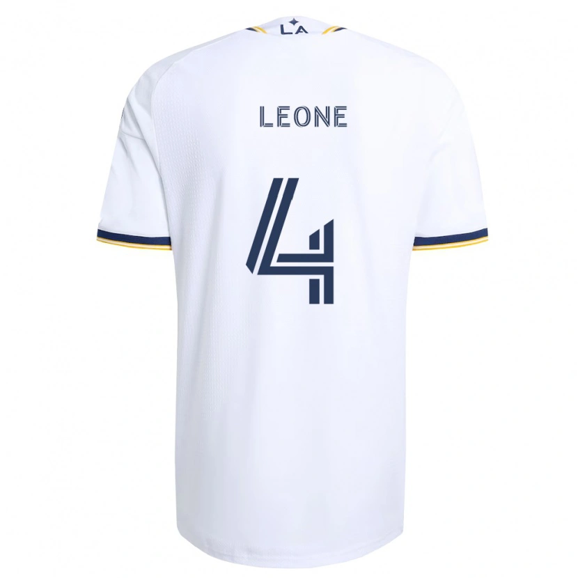 Danxen Hombre Camiseta Matthew Leone #4 Azul Amarillo Y Blanco 1ª Equipación 2026/27 La Camisa México