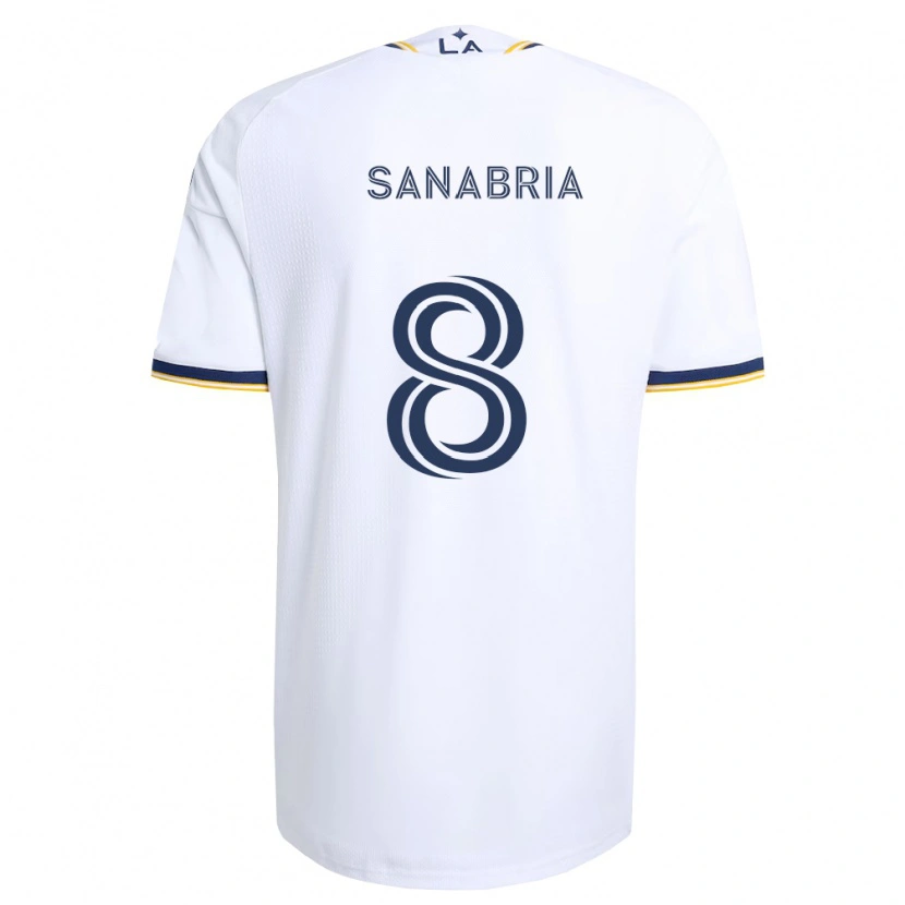 Danxen Hombre Camiseta Lucas Sanabria #8 Azul Amarillo Y Blanco 1ª Equipación 2026/27 La Camisa México