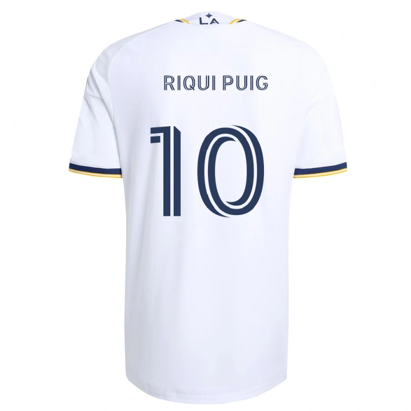 Danxen Hombre Camiseta Riqui Puig #10 Azul Amarillo Y Blanco 1ª Equipación 2026/27 La Camisa México