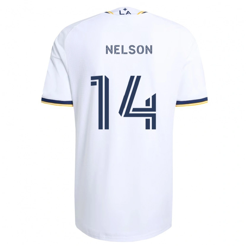 Danxen Hombre Camiseta John Nelson #14 Azul Amarillo Y Blanco 1ª Equipación 2026/27 La Camisa México