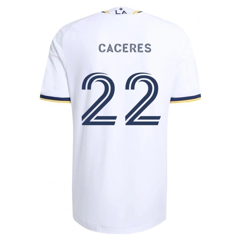 Danxen Hombre Camiseta Martín Cáceres #22 Azul Amarillo Y Blanco 1ª Equipación 2026/27 La Camisa México