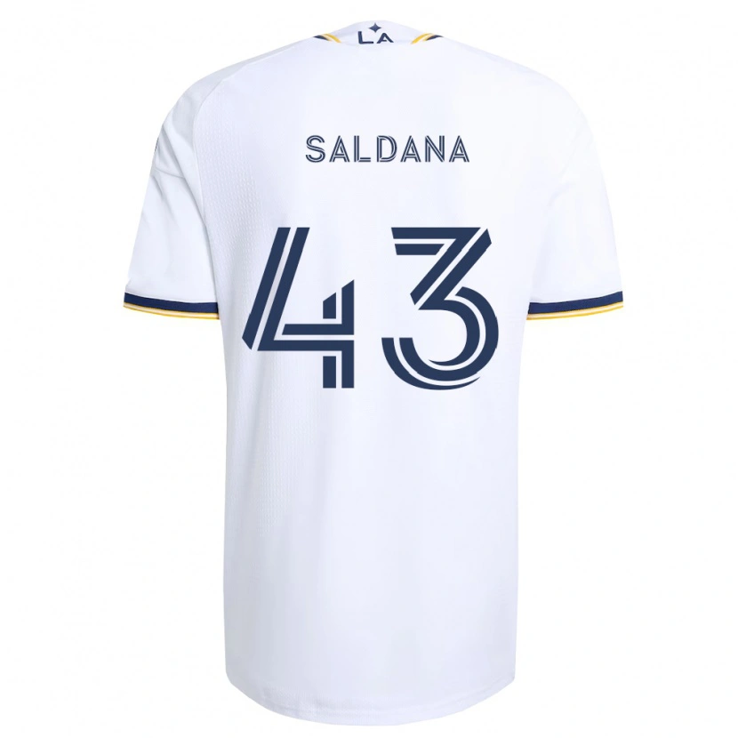Danxen Hombre Camiseta Adam Saldaña #43 Azul Amarillo Y Blanco 1ª Equipación 2026/27 La Camisa México