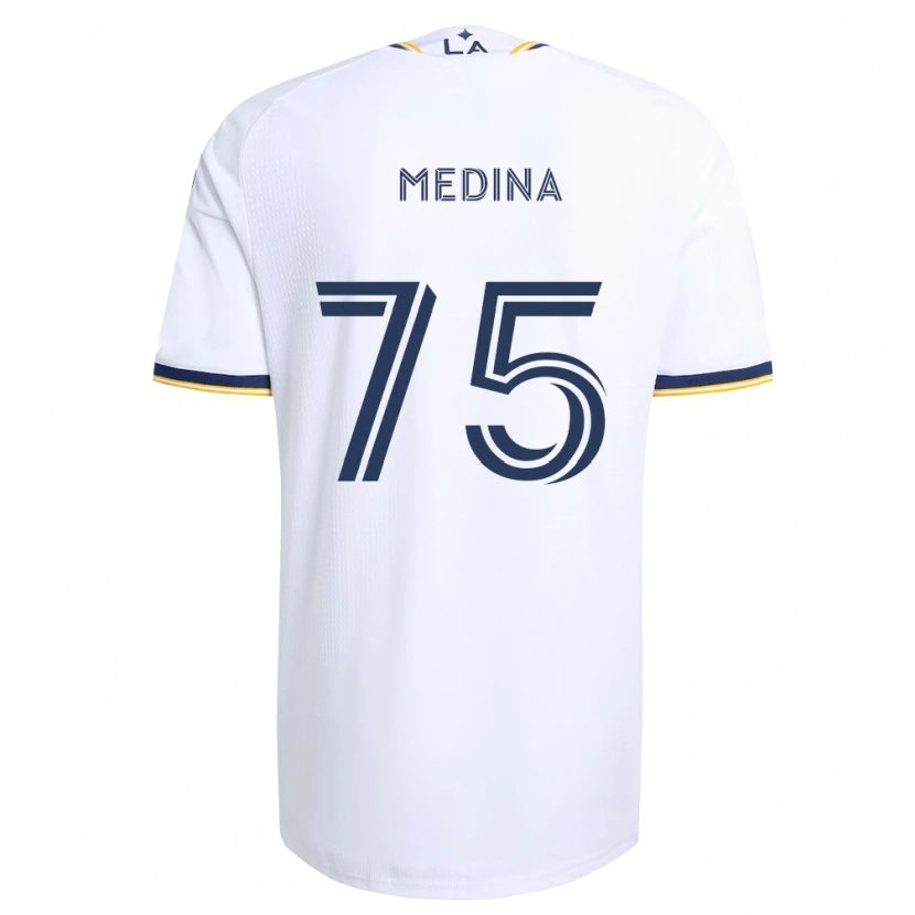 Danxen Hombre Camiseta Aaron Medina #75 Azul Amarillo Y Blanco 1ª Equipación 2026/27 La Camisa México