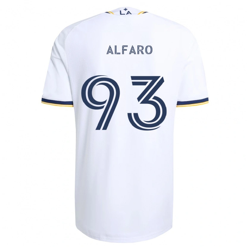 Danxen Hombre Camiseta Tony Alfaro #93 Azul Amarillo Y Blanco 1ª Equipación 2026/27 La Camisa México