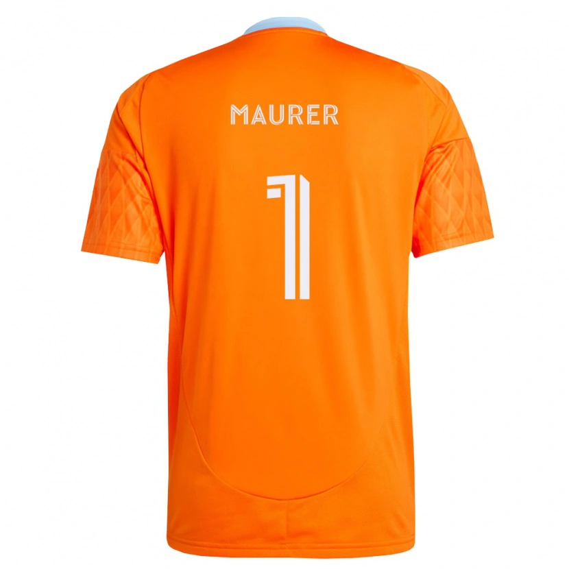 Danxen Hombre Camiseta Jimmy Maurer #1 Naranja Blanco 1ª Equipación 2026/27 La Camisa México