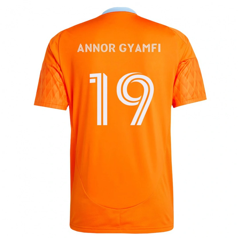 Danxen Hombre Camiseta Stephen Annor Gyamfi #19 Naranja Blanco 1ª Equipación 2026/27 La Camisa México