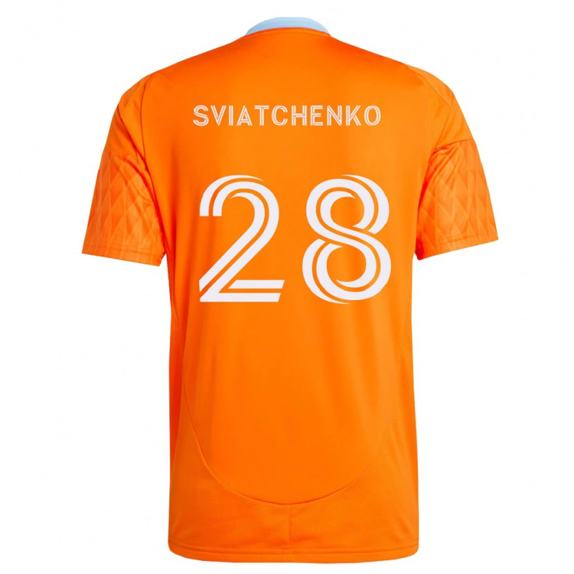 Danxen Hombre Camiseta Erik Sviatchenko #28 Naranja Blanco 1ª Equipación 2026/27 La Camisa México