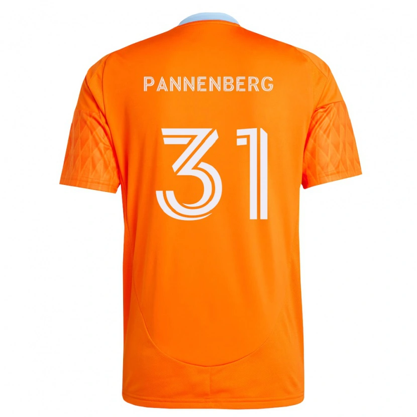 Danxen Hombre Camiseta Andrew Pannenberg #31 Naranja Blanco 1ª Equipación 2026/27 La Camisa México