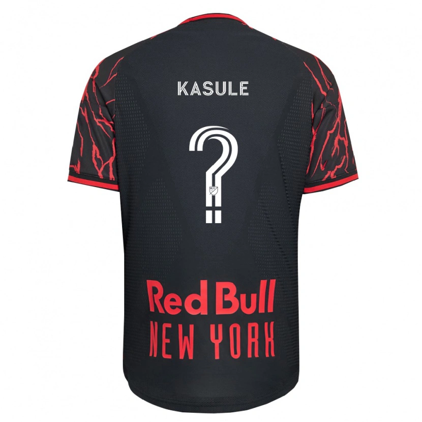 Danxen Hombre Camiseta Ibrahim Kasule #0 Rojo Negro Blanco 1ª Equipación 2026/27 La Camisa México