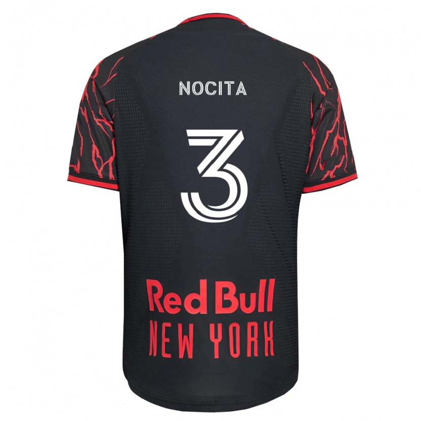 Danxen Hombre Camiseta Matthew Nocita #3 Rojo Negro Blanco 1ª Equipación 2026/27 La Camisa México
