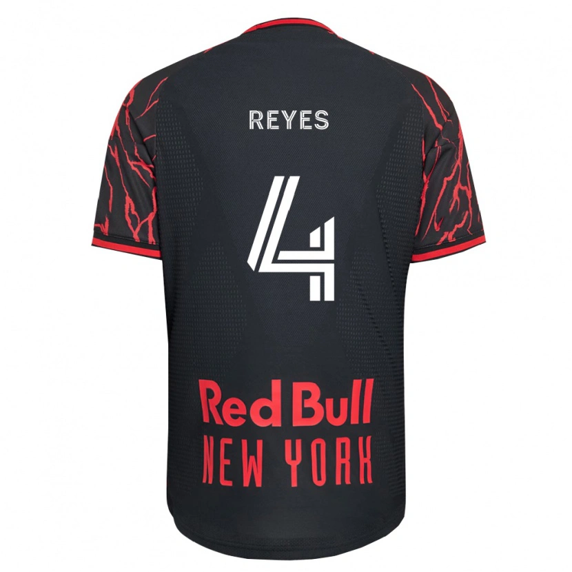 Danxen Hombre Camiseta Andrés Reyes #4 Rojo Negro Blanco 1ª Equipación 2026/27 La Camisa México