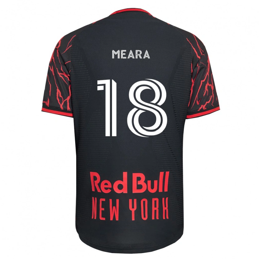 Danxen Hombre Camiseta Ryan Meara #18 Rojo Negro Blanco 1ª Equipación 2026/27 La Camisa México