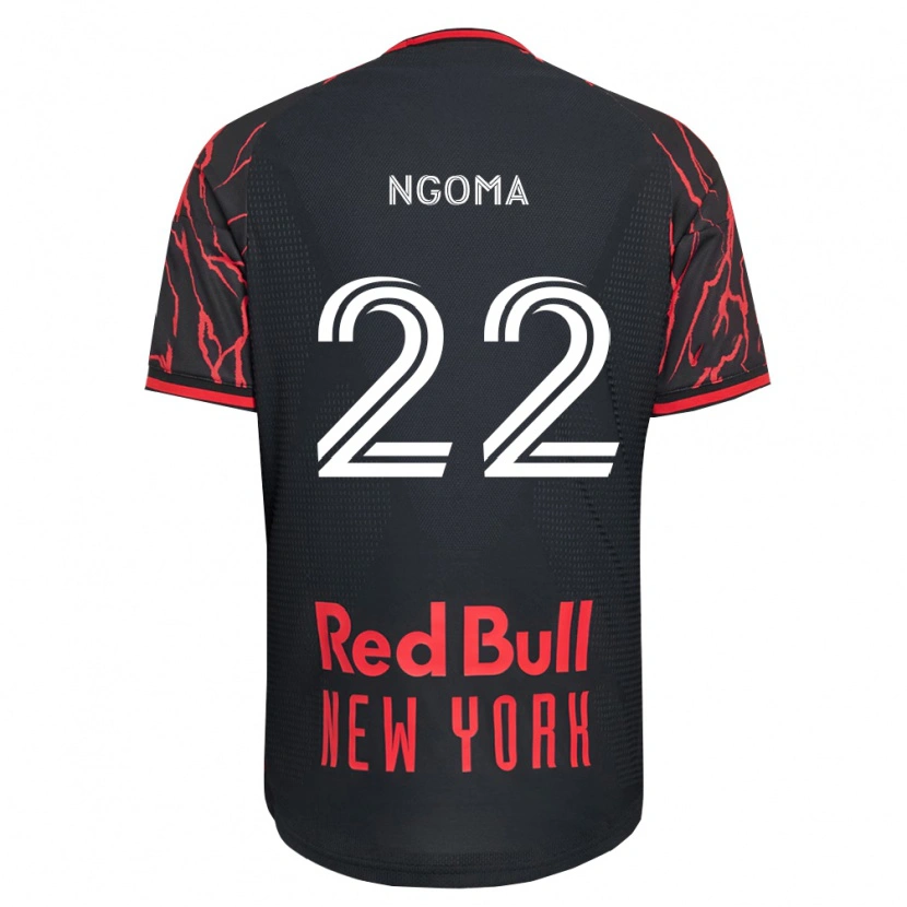 Danxen Hombre Camiseta Serge Ngoma #22 Rojo Negro Blanco 1ª Equipación 2026/27 La Camisa México