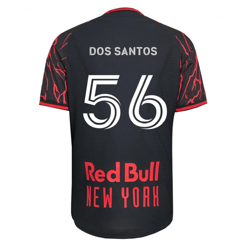 Danxen Hombre Camiseta Matthew Dos Santos #56 Rojo Negro Blanco 1ª Equipación 2026/27 La Camisa México