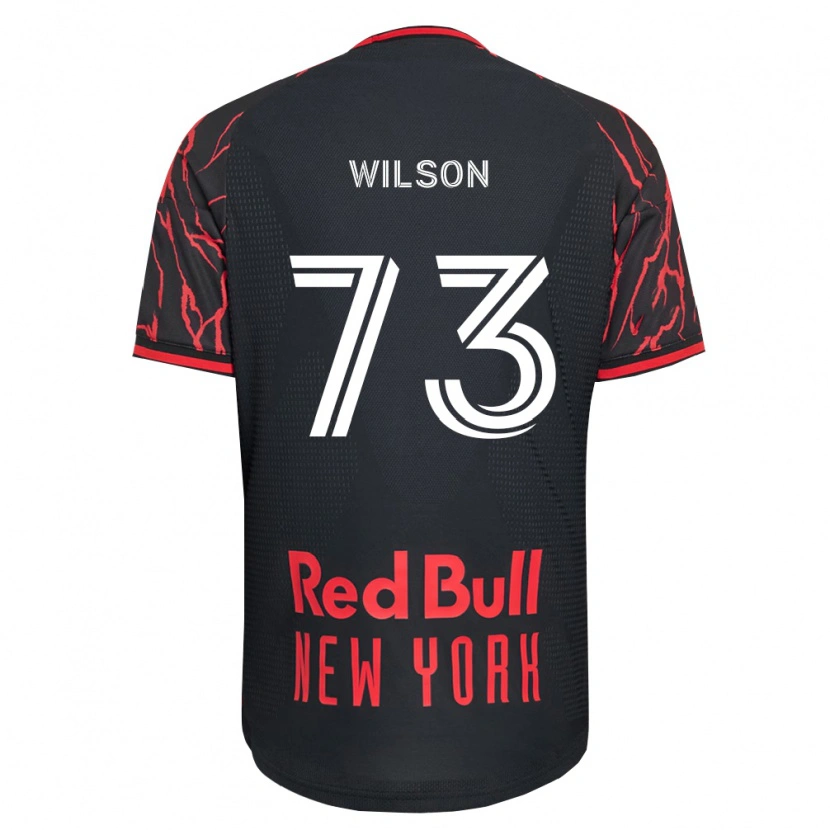 Danxen Hombre Camiseta Akheem Wilson #73 Rojo Negro Blanco 1ª Equipación 2026/27 La Camisa México
