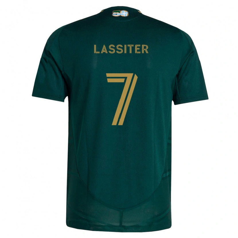 Danxen Hombre Camiseta Ariel Lassiter #7 Verde Oscuro Marrón 1ª Equipación 2026/27 La Camisa México