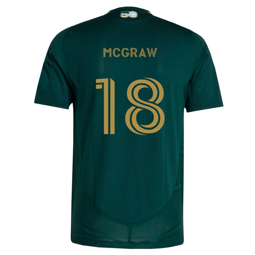Danxen Hombre Camiseta Zac Mcgraw #18 Verde Oscuro Marrón 1ª Equipación 2026/27 La Camisa México