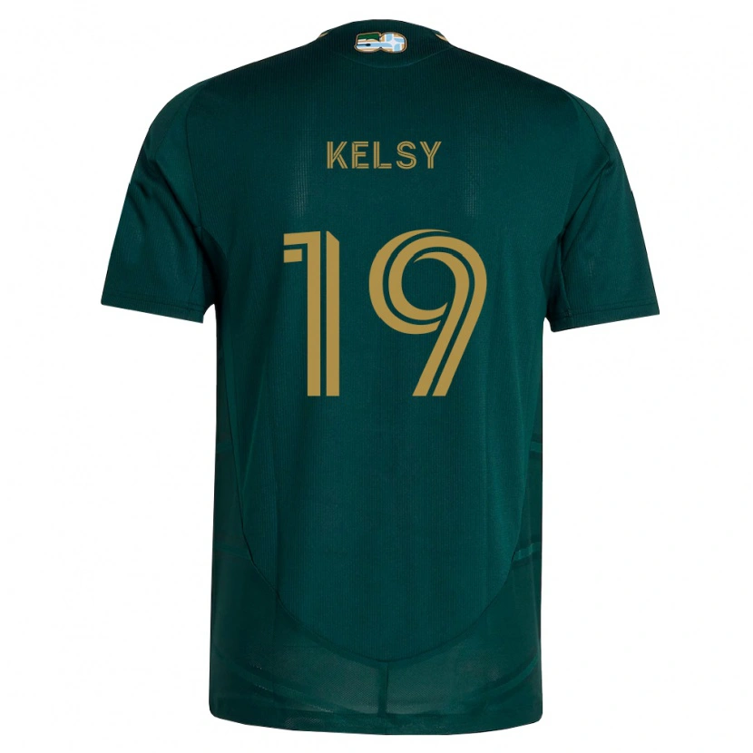 Danxen Hombre Camiseta Kevin Kelsy #19 Verde Oscuro Marrón 1ª Equipación 2026/27 La Camisa México