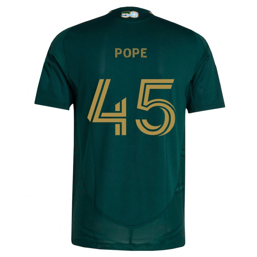 Danxen Hombre Camiseta Blake Pope #45 Verde Oscuro Marrón 1ª Equipación 2026/27 La Camisa México