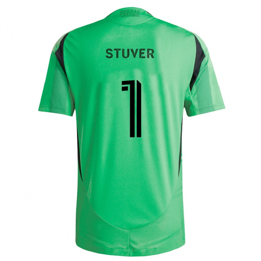 Danxen Hombre Camiseta Brad Stuver #1 Verde Esmeralda Negro 1ª Equipación 2026/27 La Camisa México