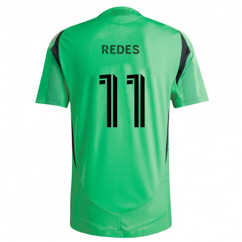 Danxen Hombre Camiseta Rodney Redes #11 Verde Esmeralda Negro 1ª Equipación 2026/27 La Camisa México